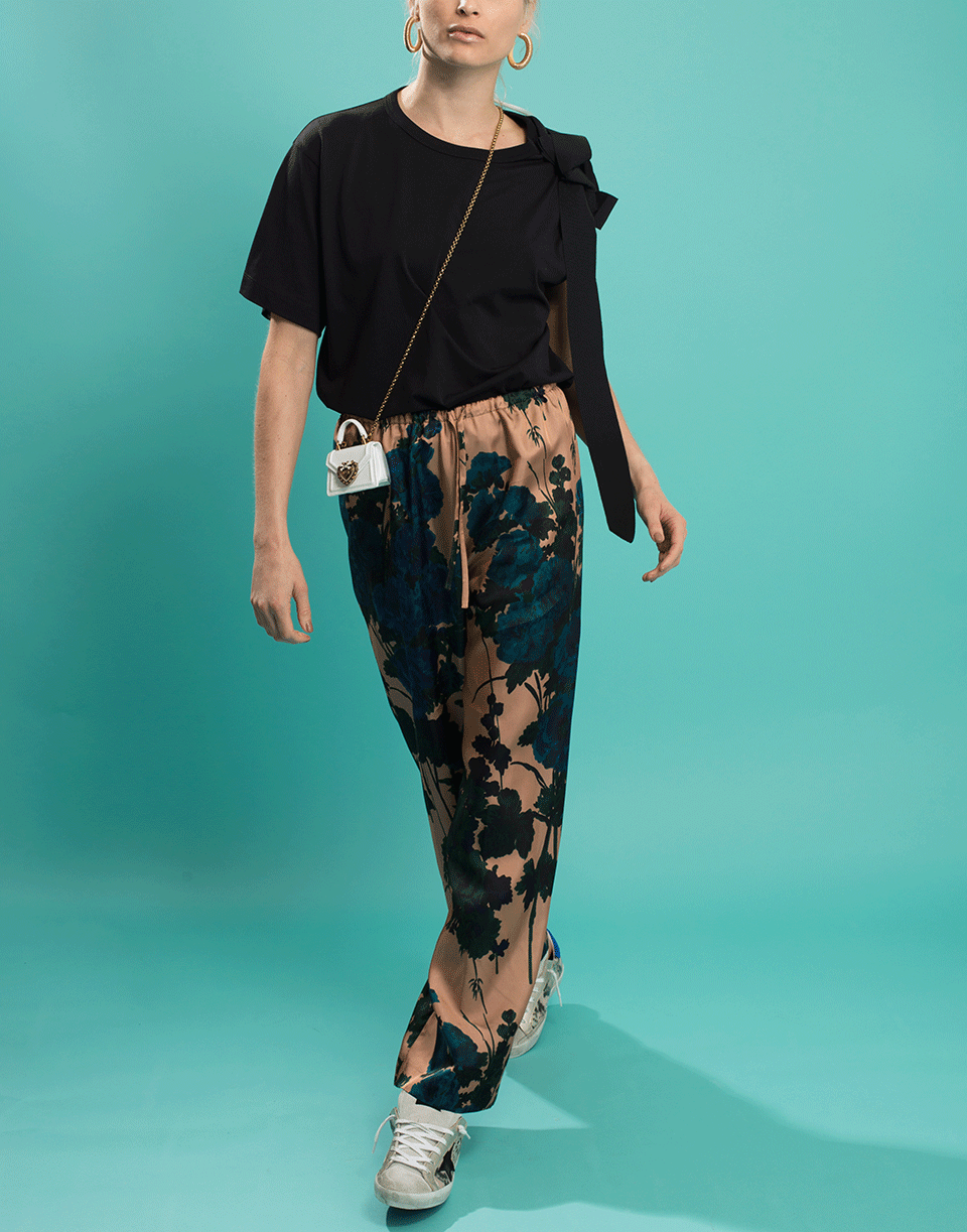 DRIES VAN NOTEN-Horta One Shoulder Sleeve Tie Top-