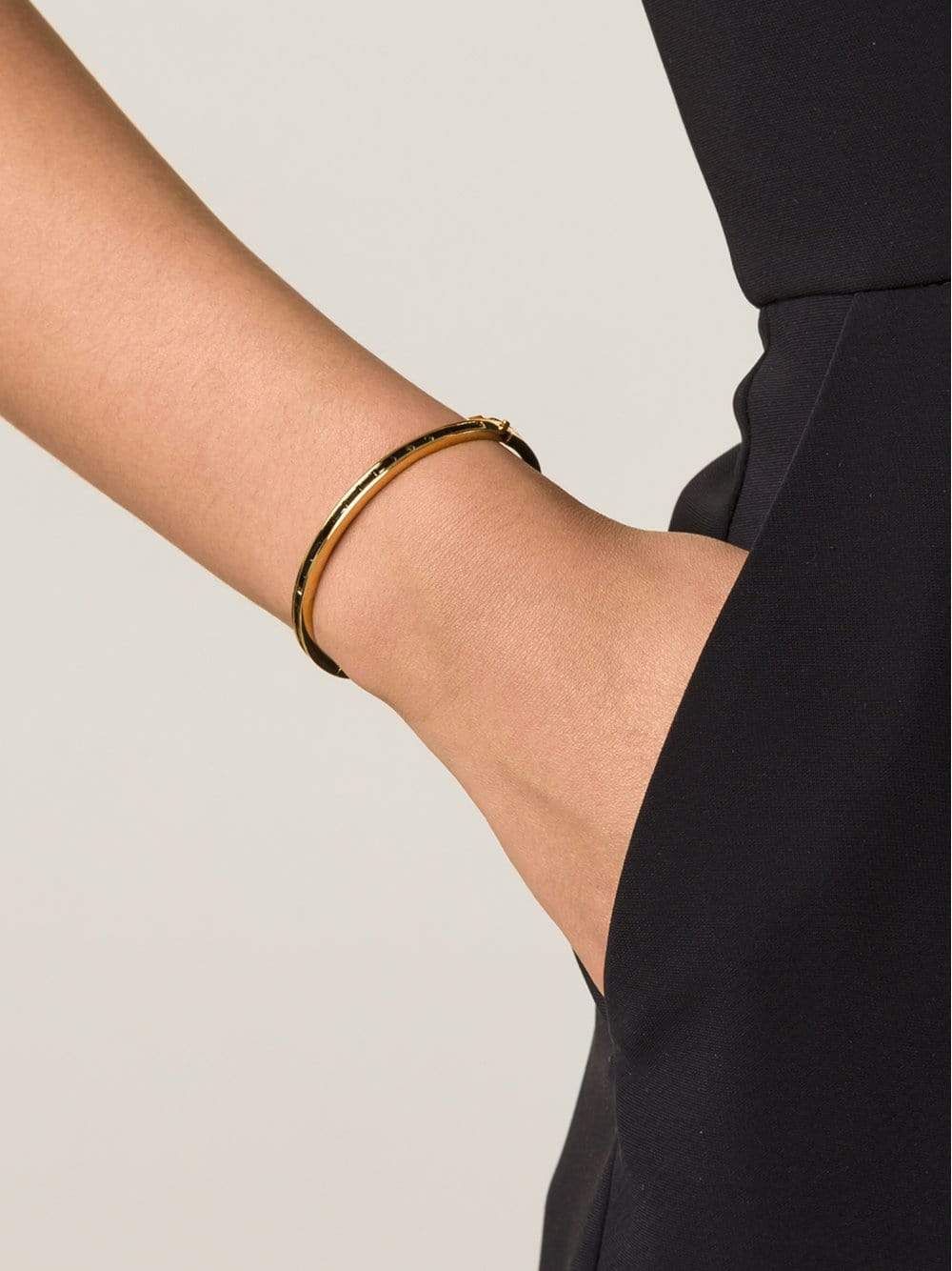 EDDIE BORGO-Pave Cuff-GLD/JET