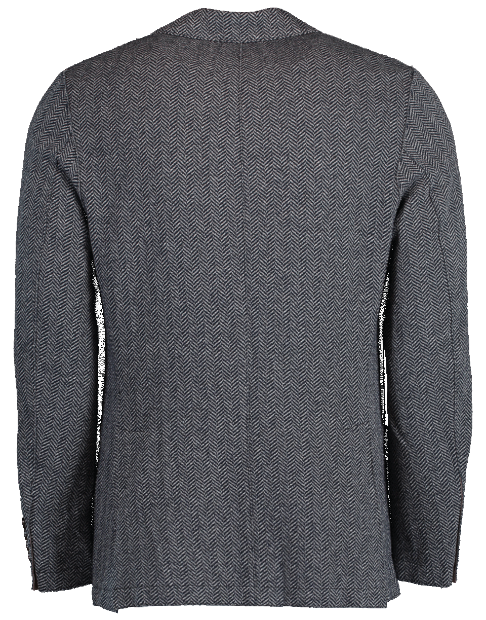 ELEVENTY-Chevron Laser Cut Jacket-