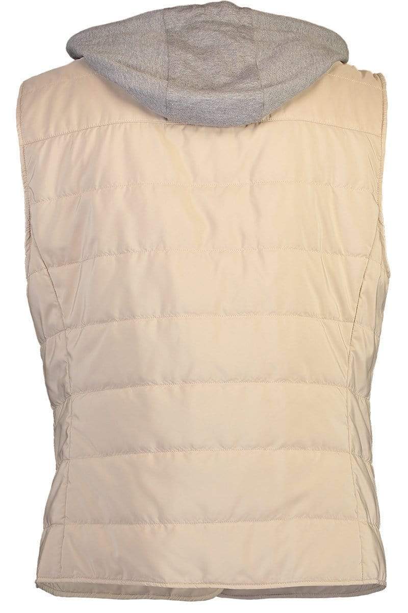 ELEVENTY-Snap Vest With Hood-