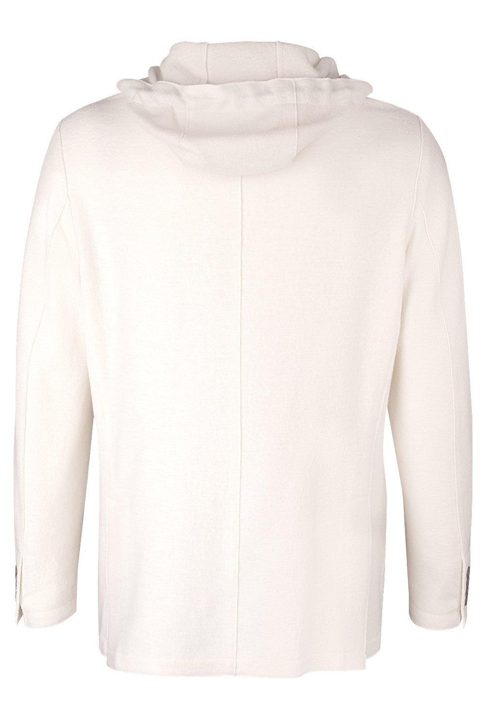 ELEVENTY-Hooded Jacket - White-