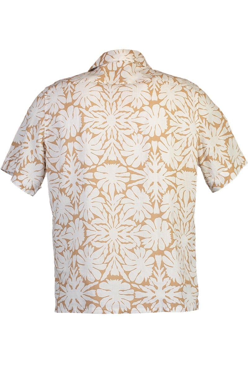 ELEVENTY-Button Up Shirt - Camel-