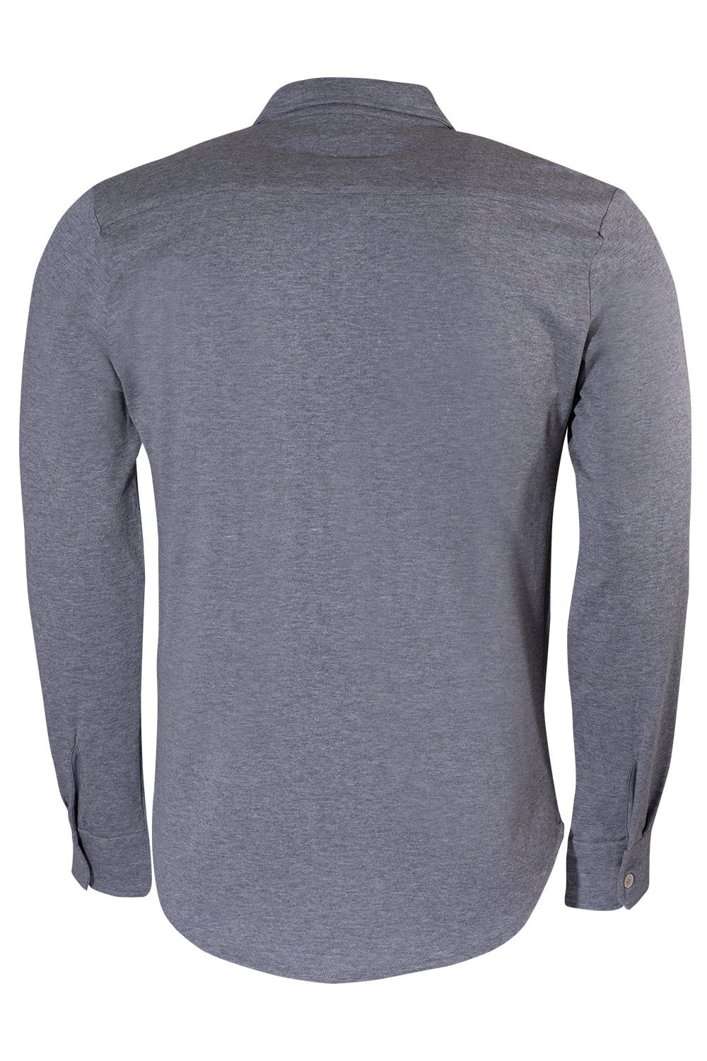 ELEVENTY-Long Sleeve Shirt - Medium Melange Gray-