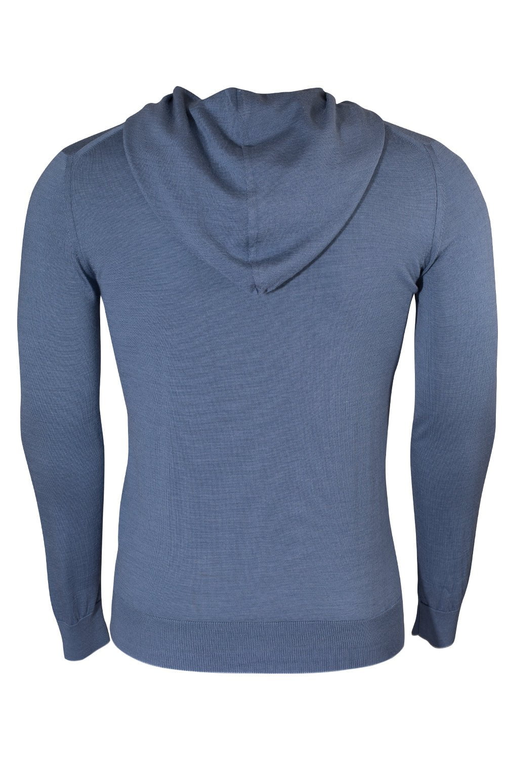 ELEVENTY-Zip Round Neck Sweater - Blue-