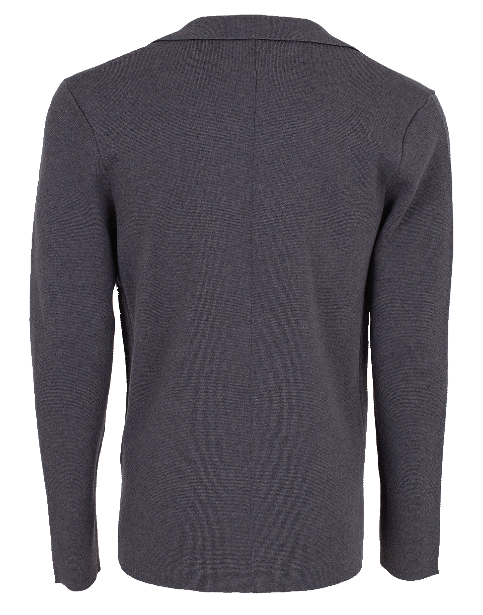 ELEVENTY-Woven Two Button Sweater Jacket-