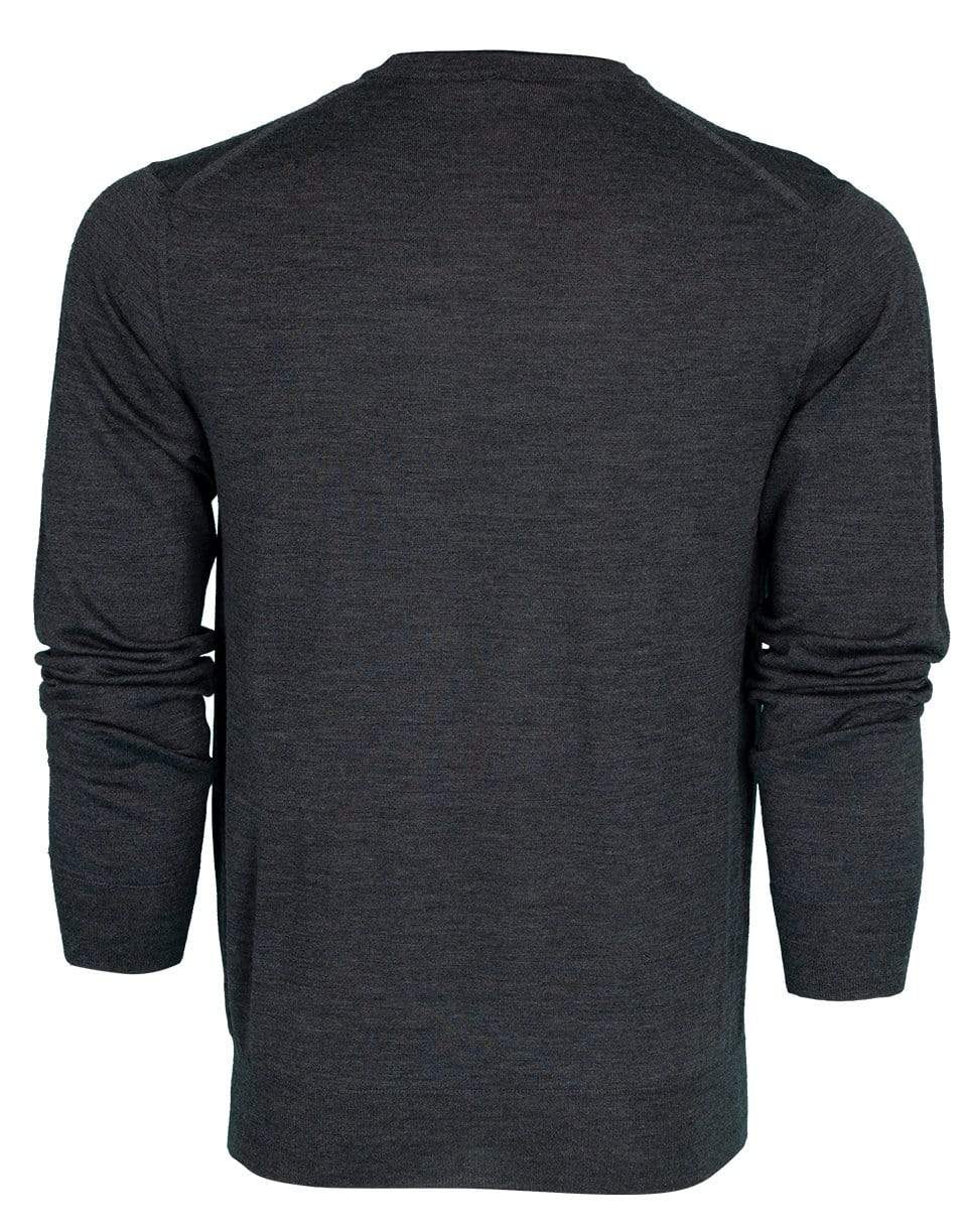 ELEVENTY-Round Neck Tipping Sweater-