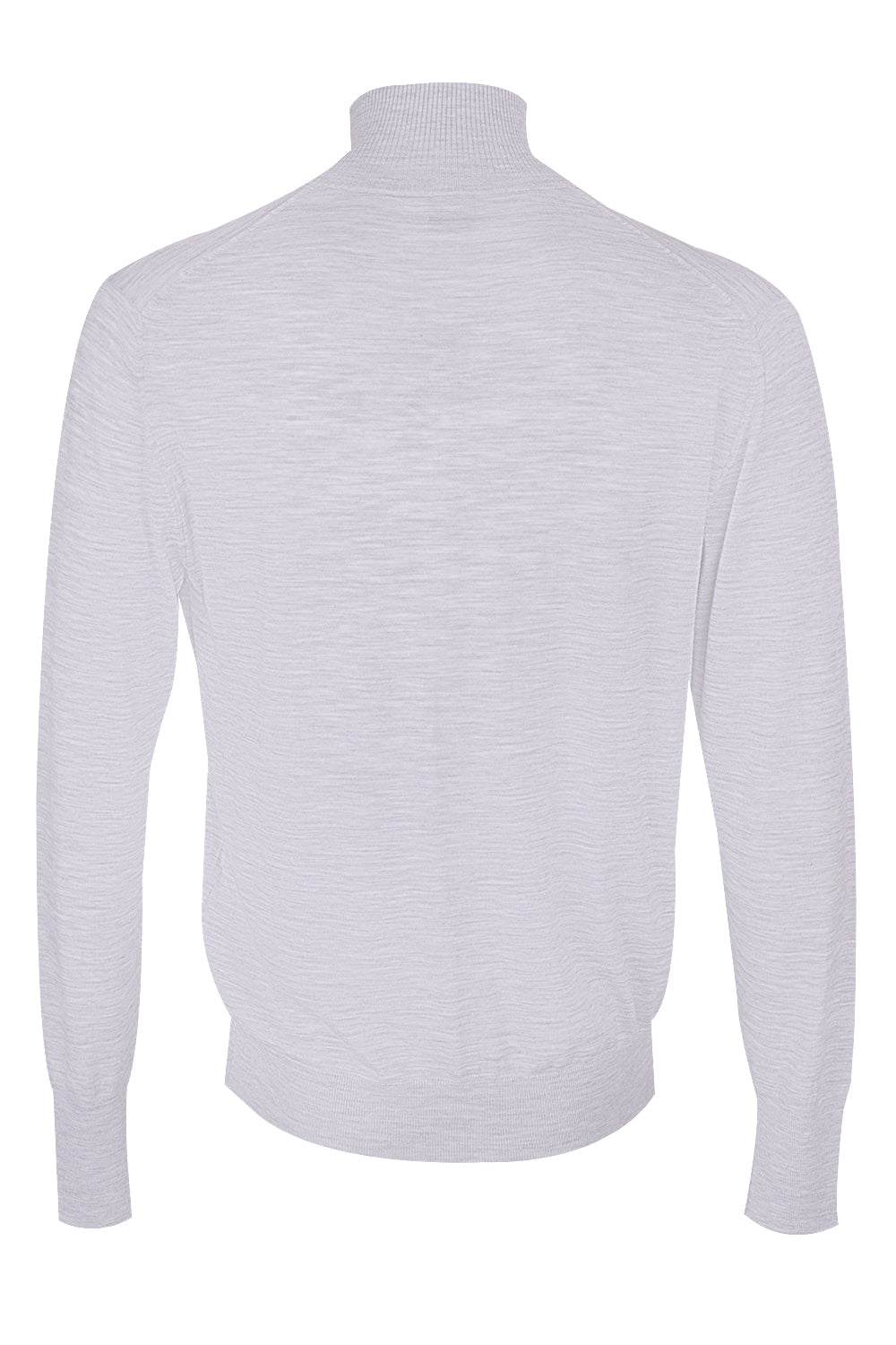 ELEVENTY-Full Zip Knit Sweater - Light Gray-