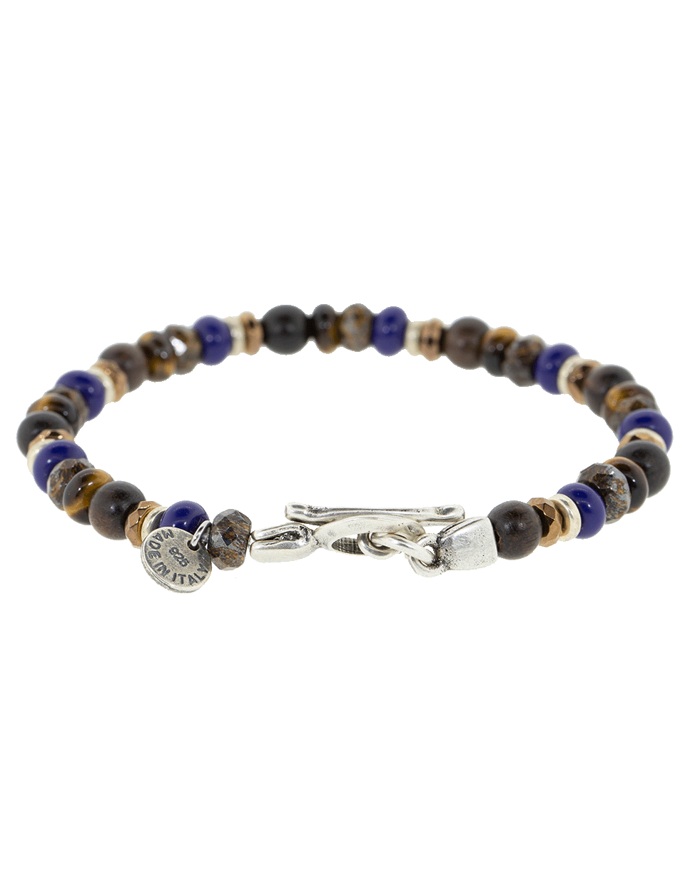 ELEVENTY-Mixed Stone Bracelet-NAVY
