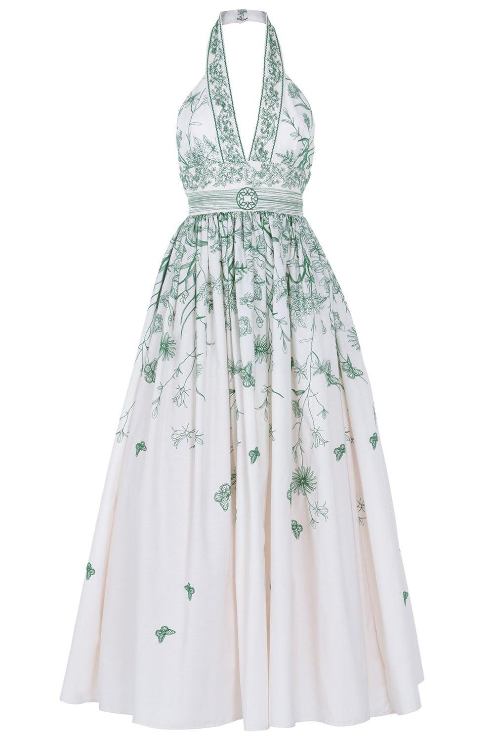 Embroidered Midi Dress | ELIE SAAB Marissa Collections Embroidered Midi Dress | ELIE SAAB Marissa Collections