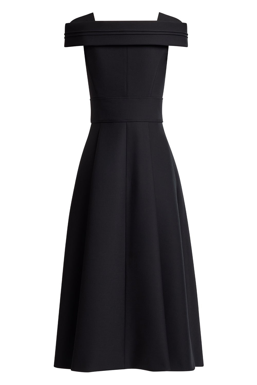 ELIE SAAB-Structured Midi Dress-