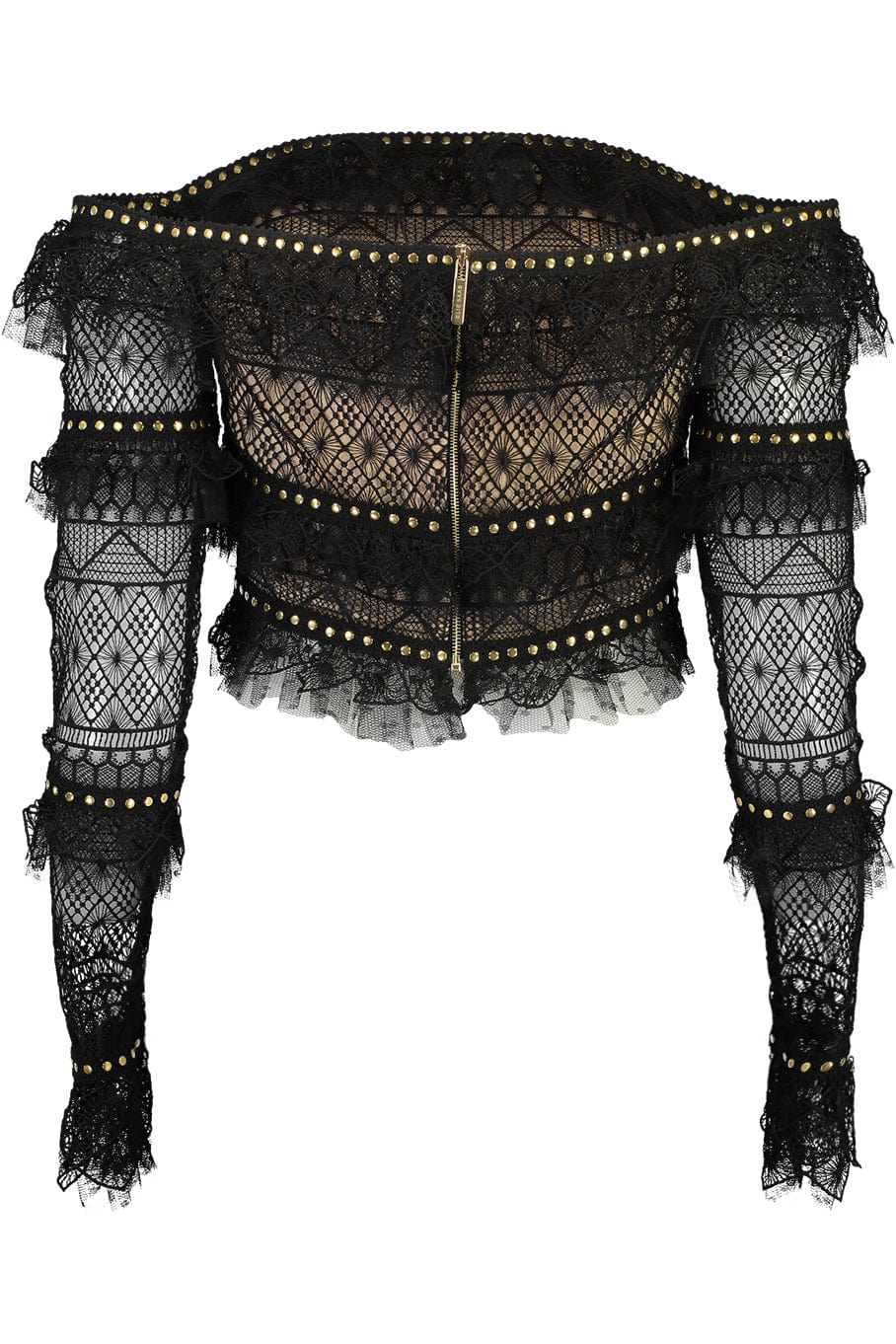 ELIE SAAB-Macrame Top-