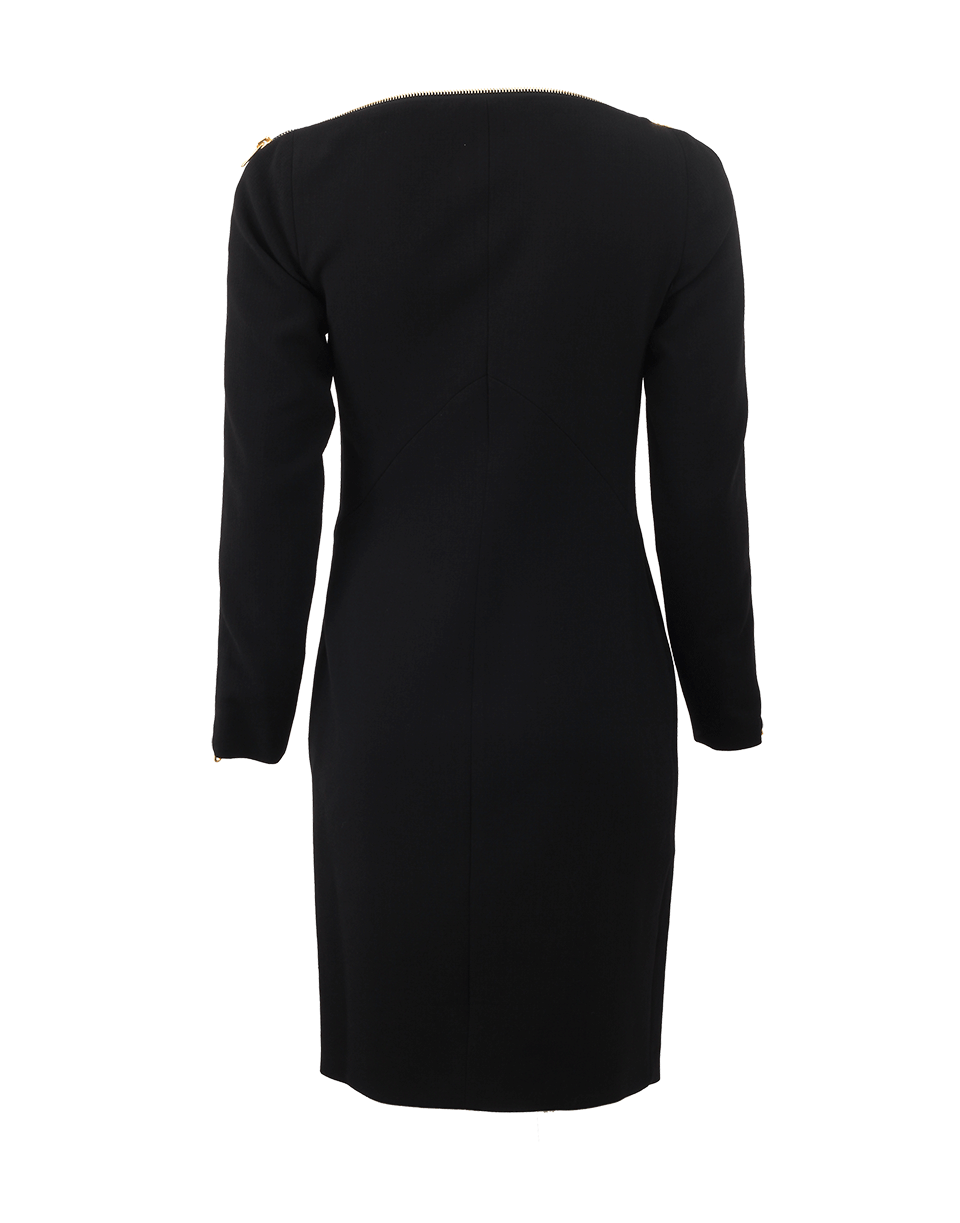 EMILIO PUCCI-Zipper Detail Fitted Dress-