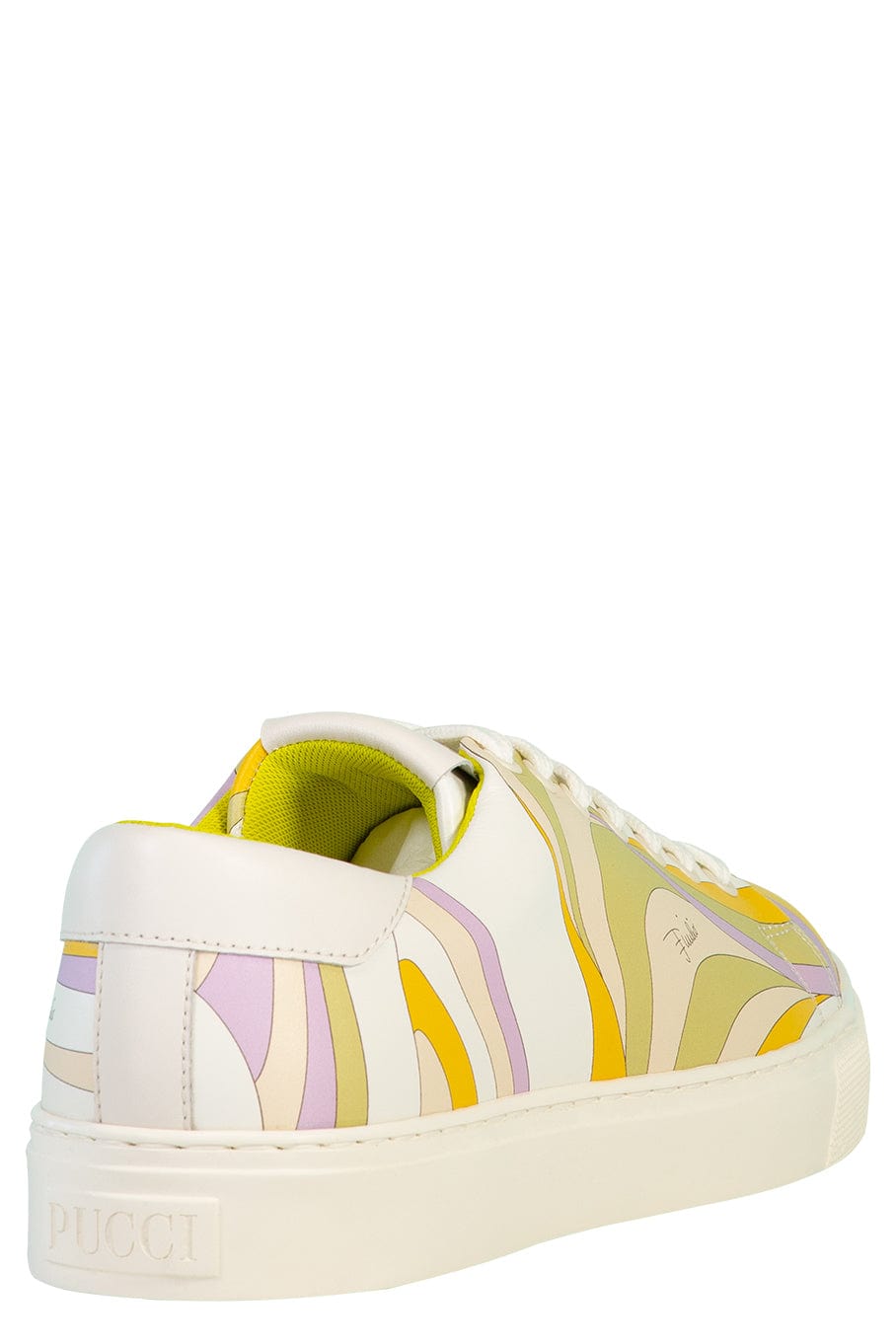 EMILIO PUCCI-Printed Laceup Sneaker-