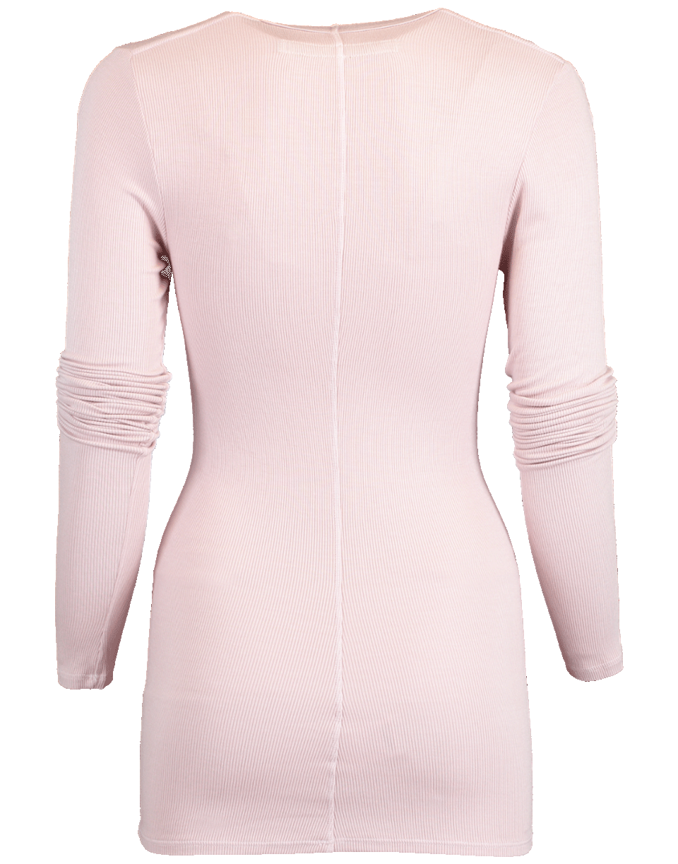 ENZA COSTA-U-Neck Ribbed Top-