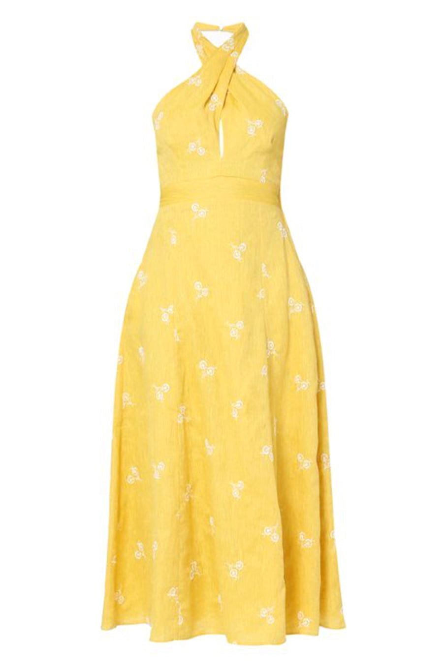 sachin and babi light blue dress Selene Midi Dress - Yellow
