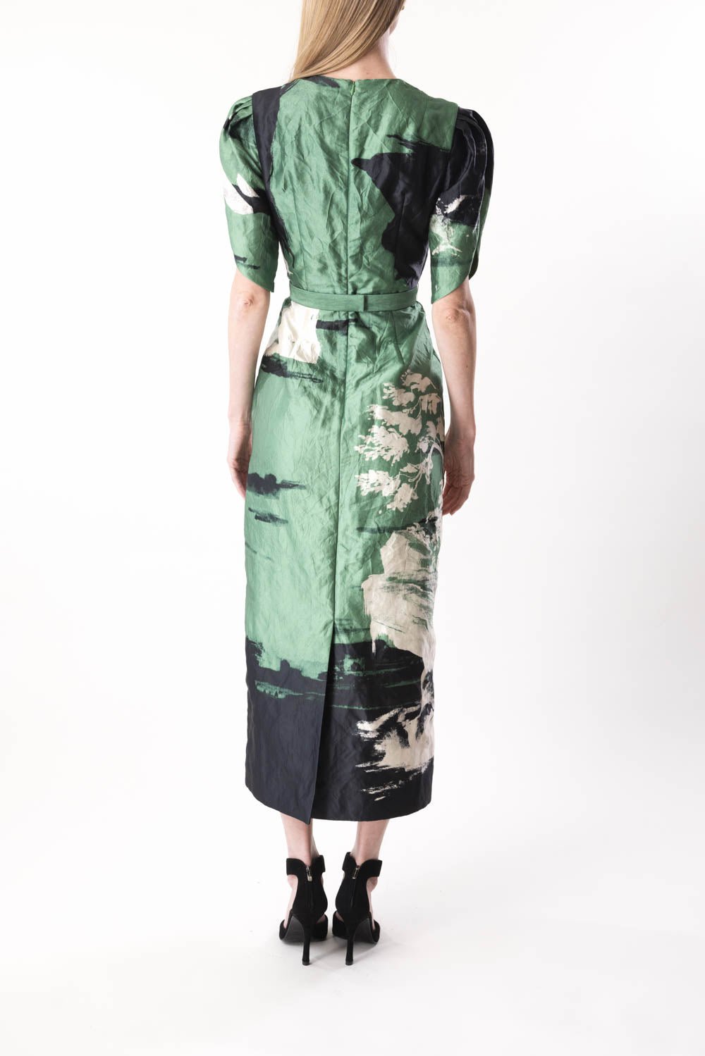 ERDEM-Short Sleeve Pencil Cocktail Dress-