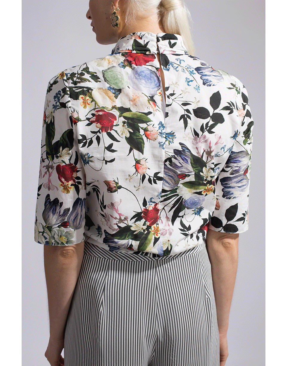 ERDEM-Kacey Twist Top-