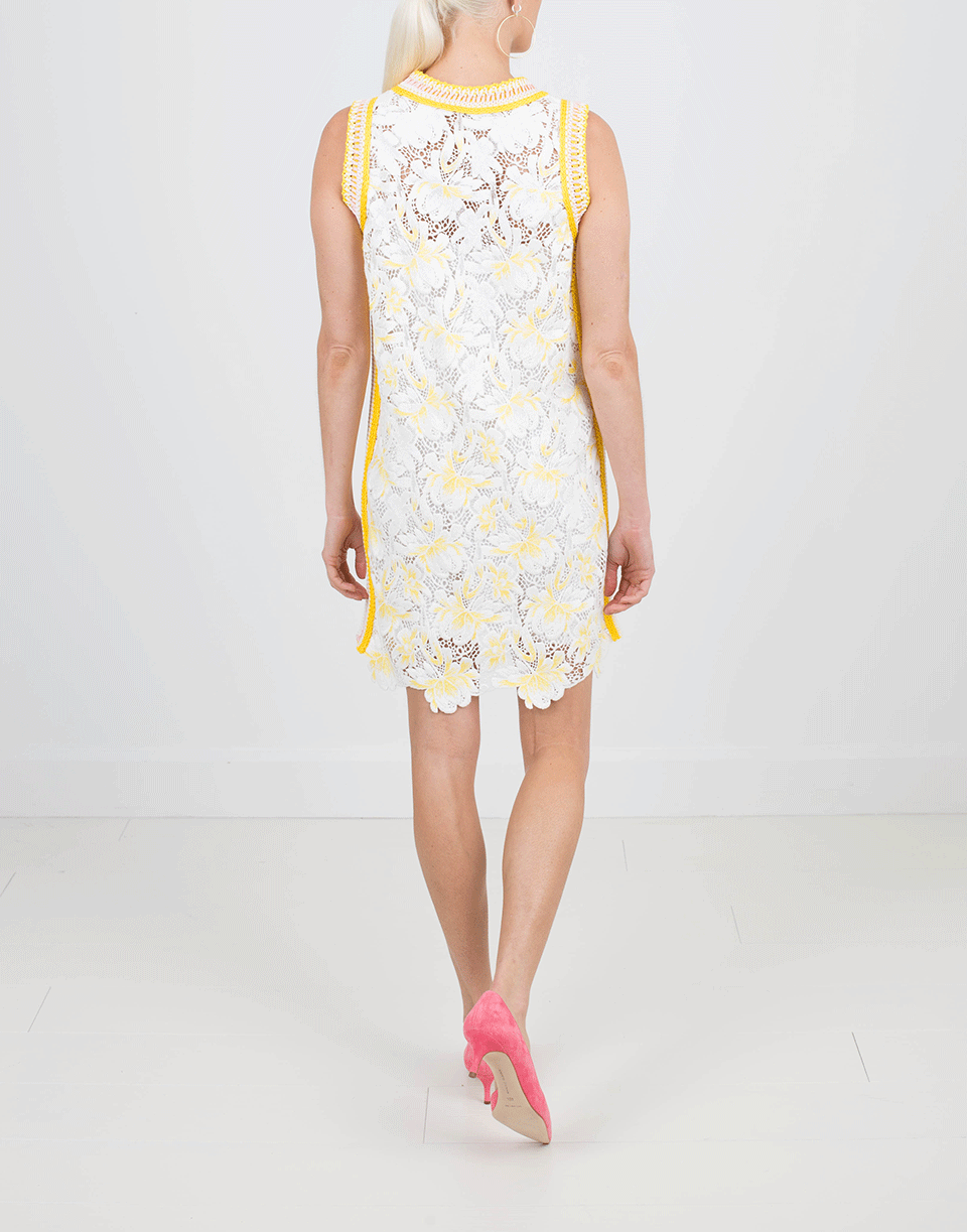 ERMANNO SCERVINO-Lace Dress With Trim-