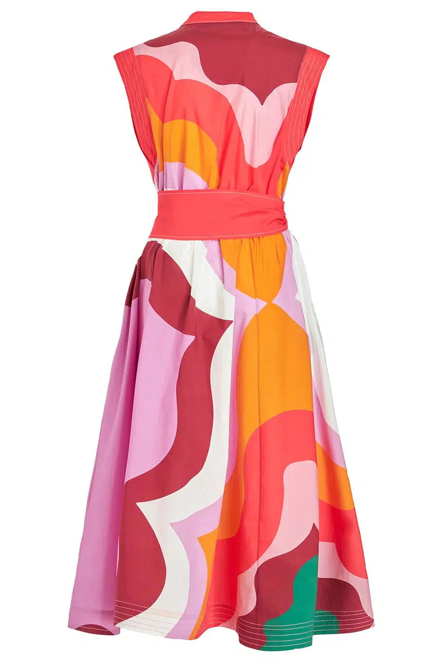 ETRO-Sleeveless Belted Midi Dress-