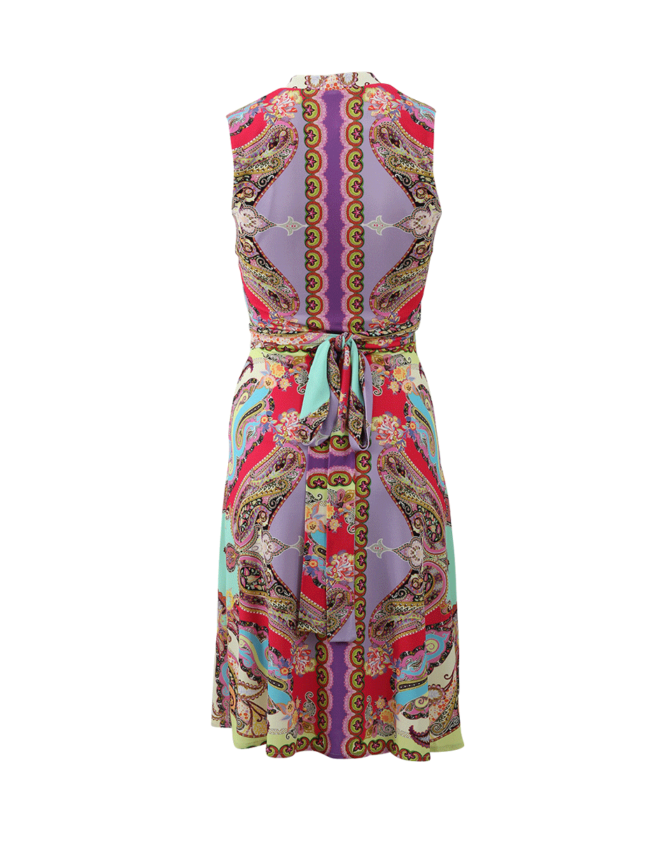 ETRO-Cross-Over Tie Dress-