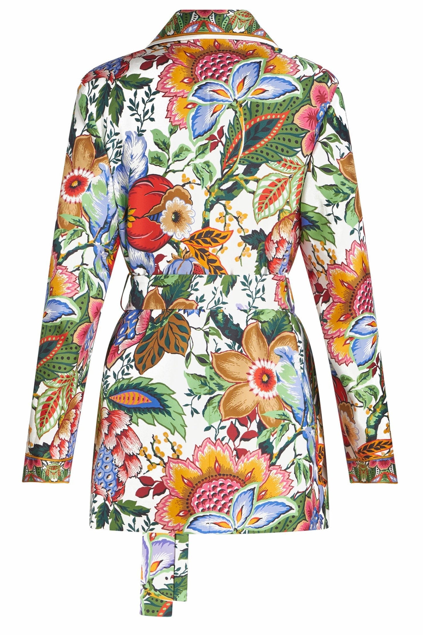 ETRO-Printed Wrap Around Jacket-