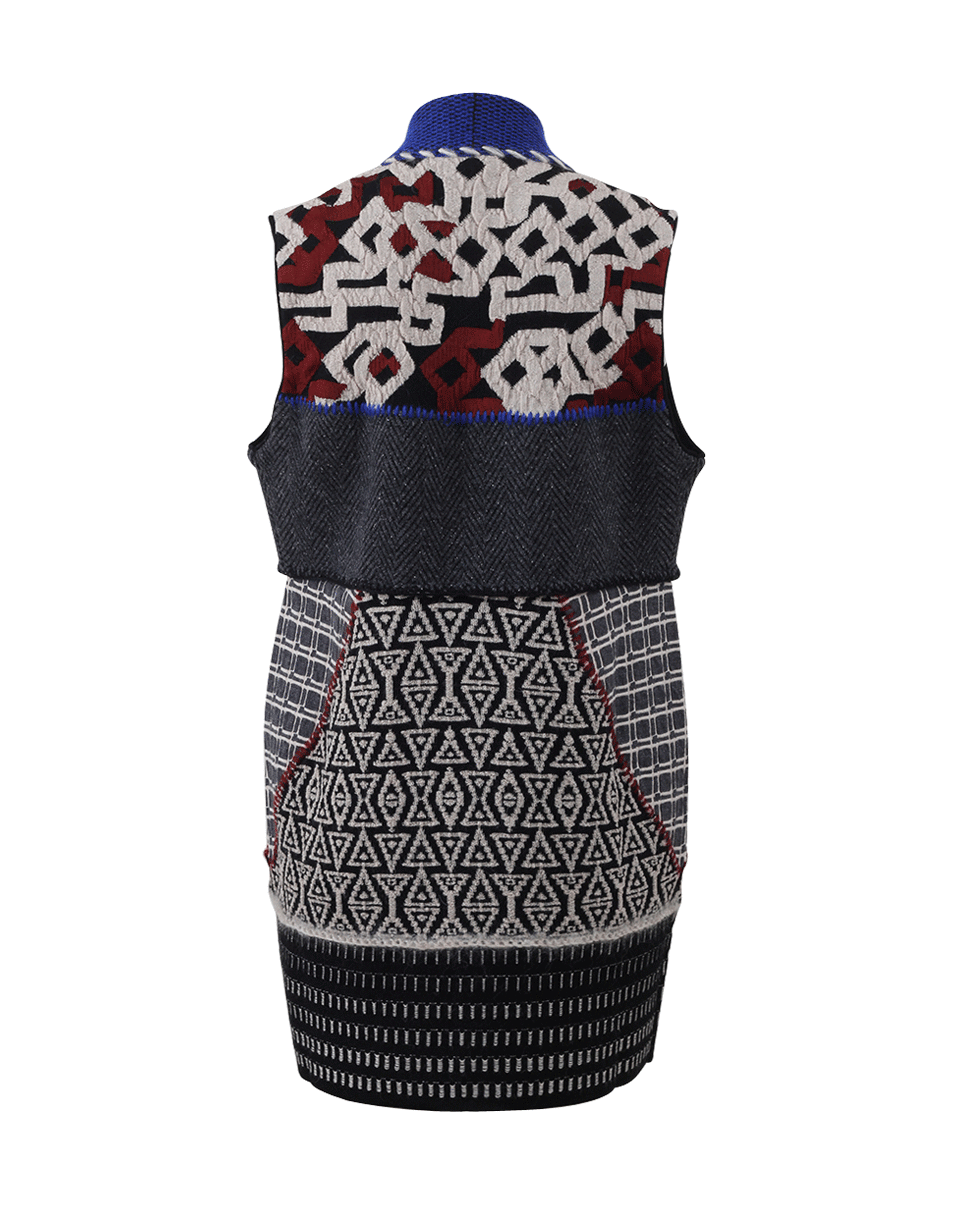 ETRO-Tribal Print Knit Vest-