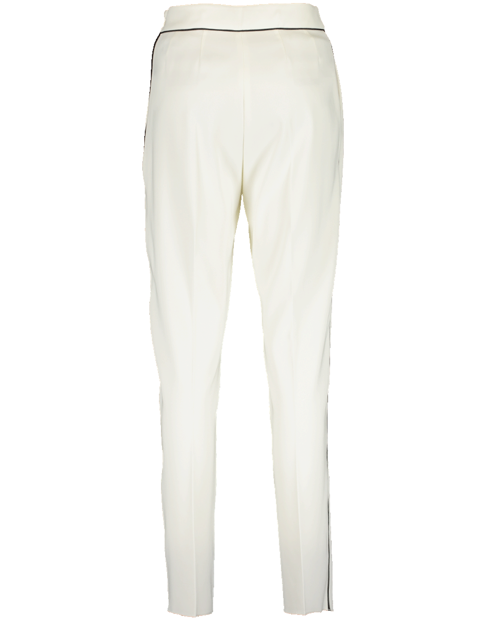 ETRO-Black Piping Side Zip Pant-