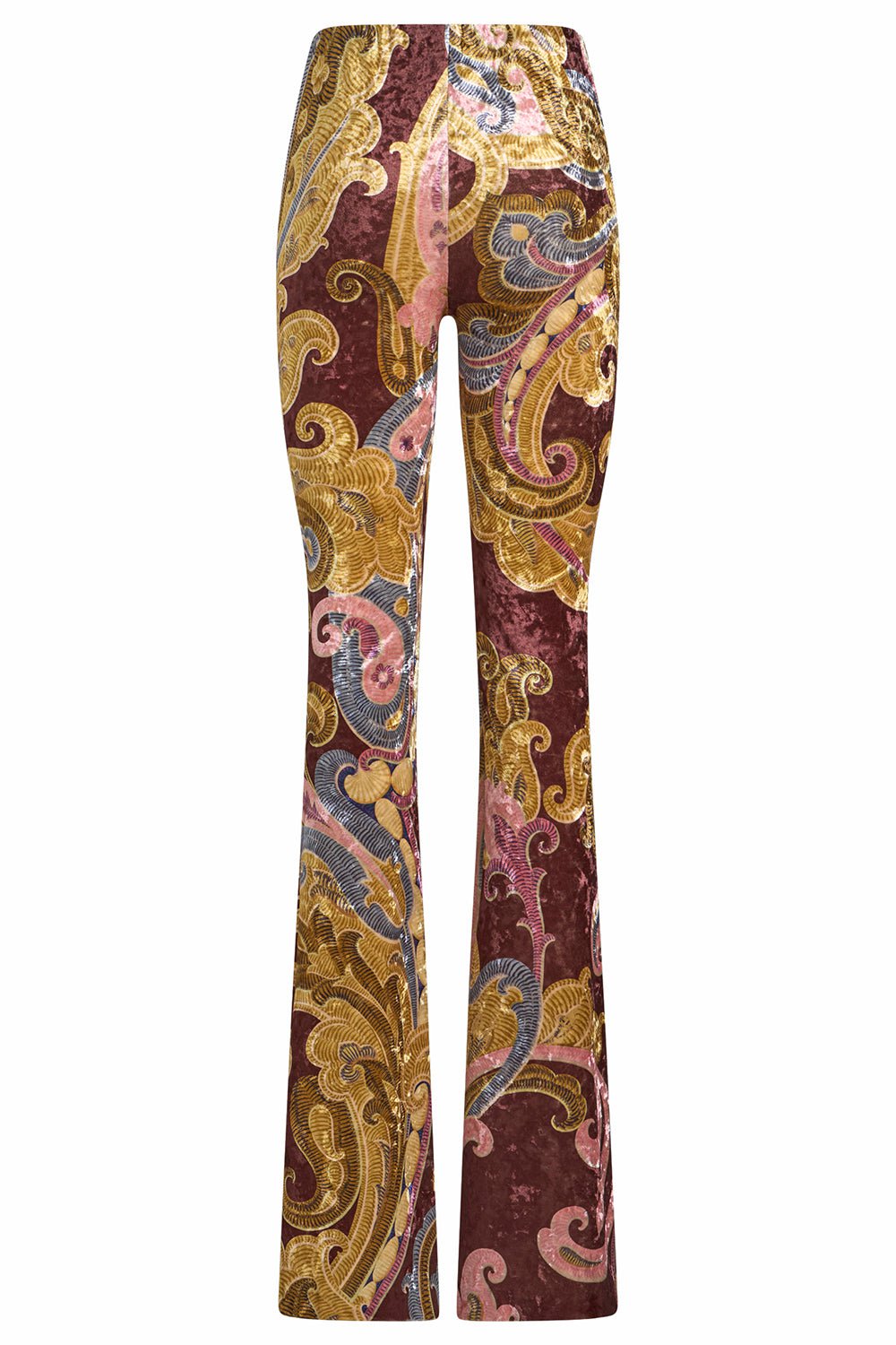 ETRO-Side Zip Flare Pant-