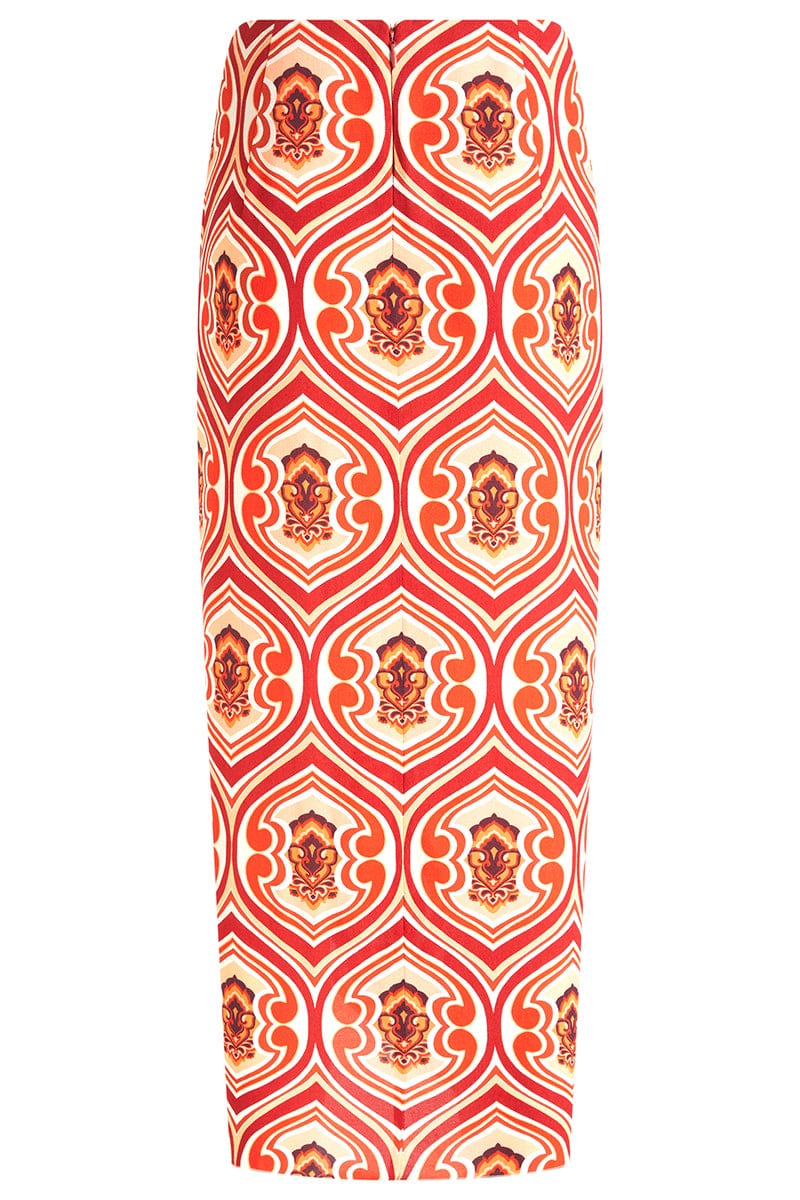 ETRO-Chakra Sarong Midi Skirt-