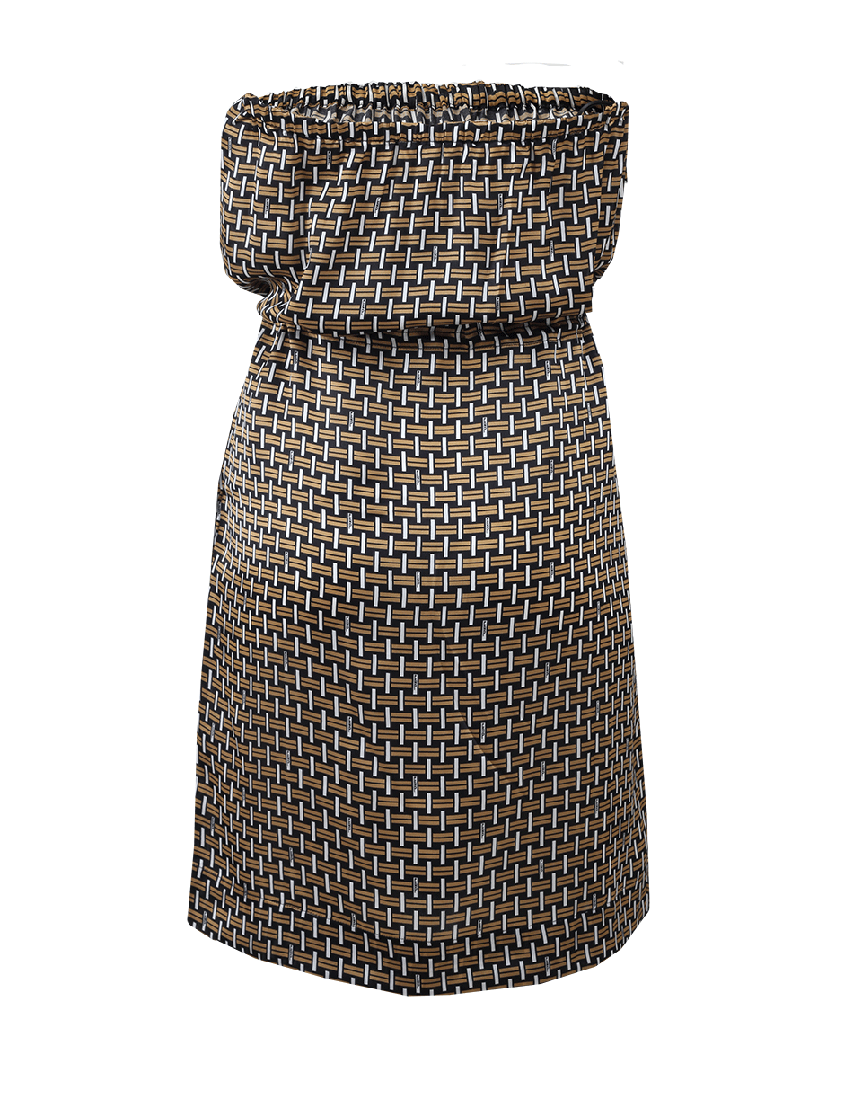 FENDI-Drawstring Tube Dress-