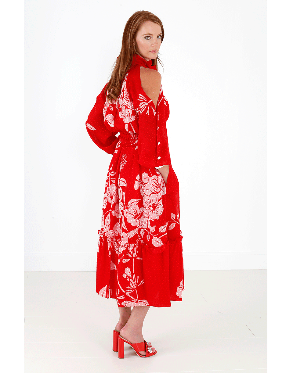 FENDI-Bloom Voile Dress-