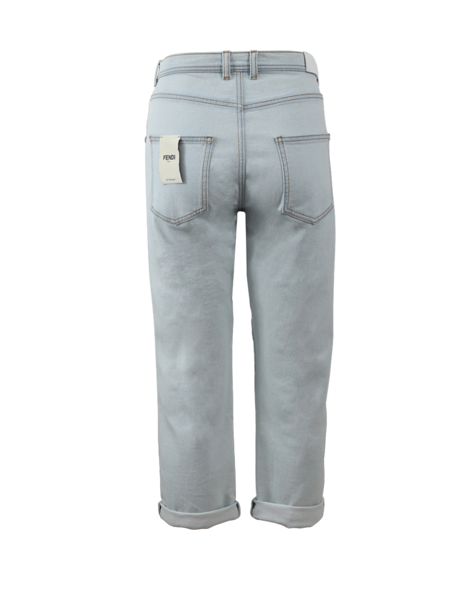 FENDI-Flower Boyfriend Jean-