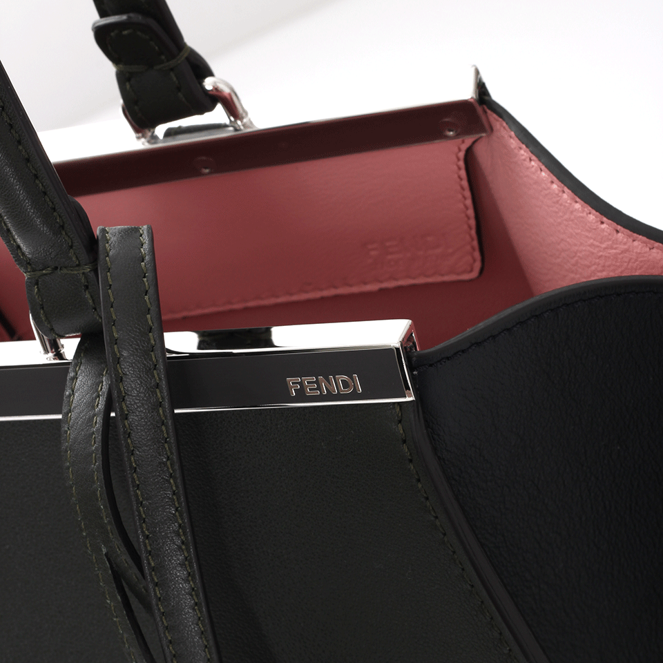 FENDI-Evolution 3Jours Shoulder Bag-GRN/NVY