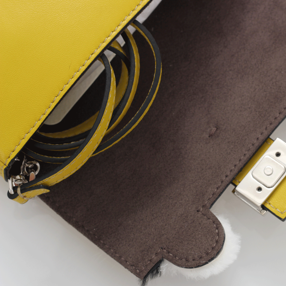 FENDI-Micro Bugs Baguette-LIME/PNK