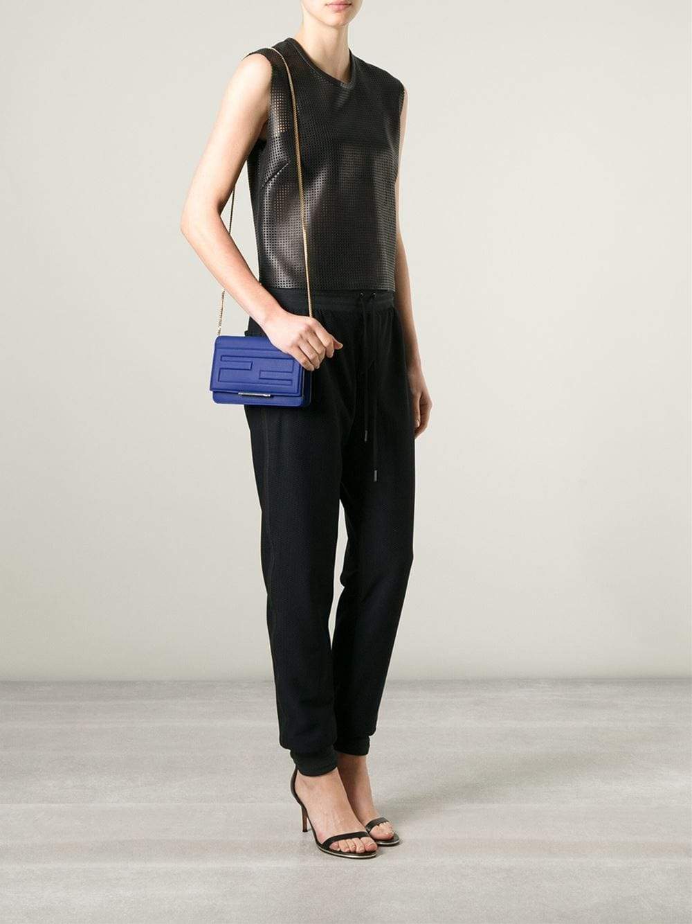 FENDI-Tube Wallet-NEON BLU