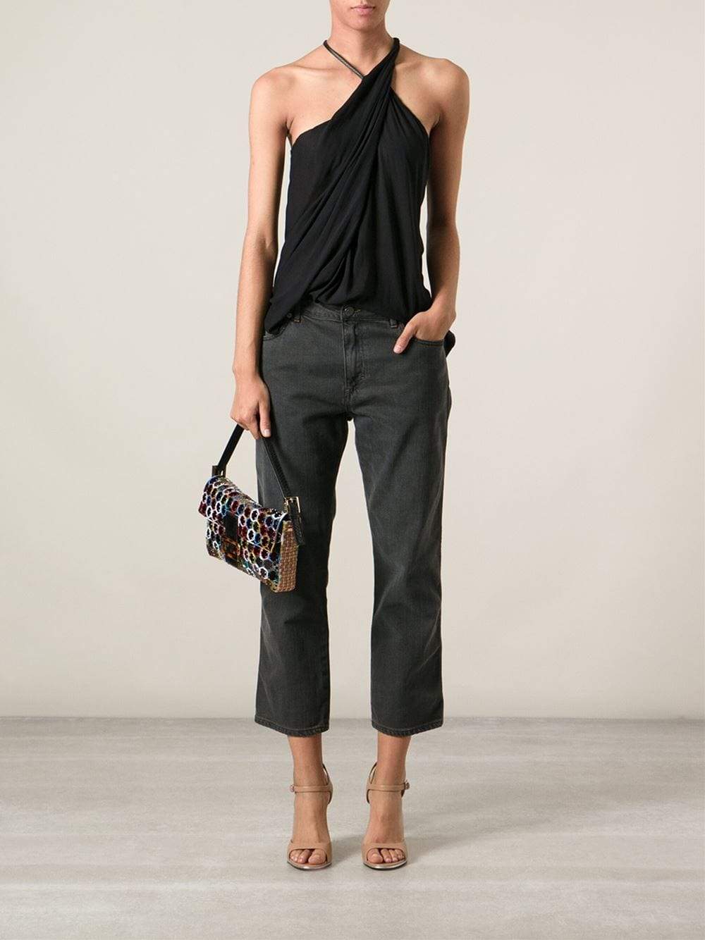 FENDI-Baguette Shoulder Bag-MULTI