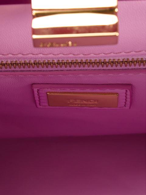 FENDI-Peekaboo Mini-BLUE/PNK