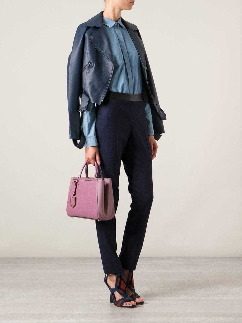 FENDI-2Jours Small Shopping Bag-LILAC