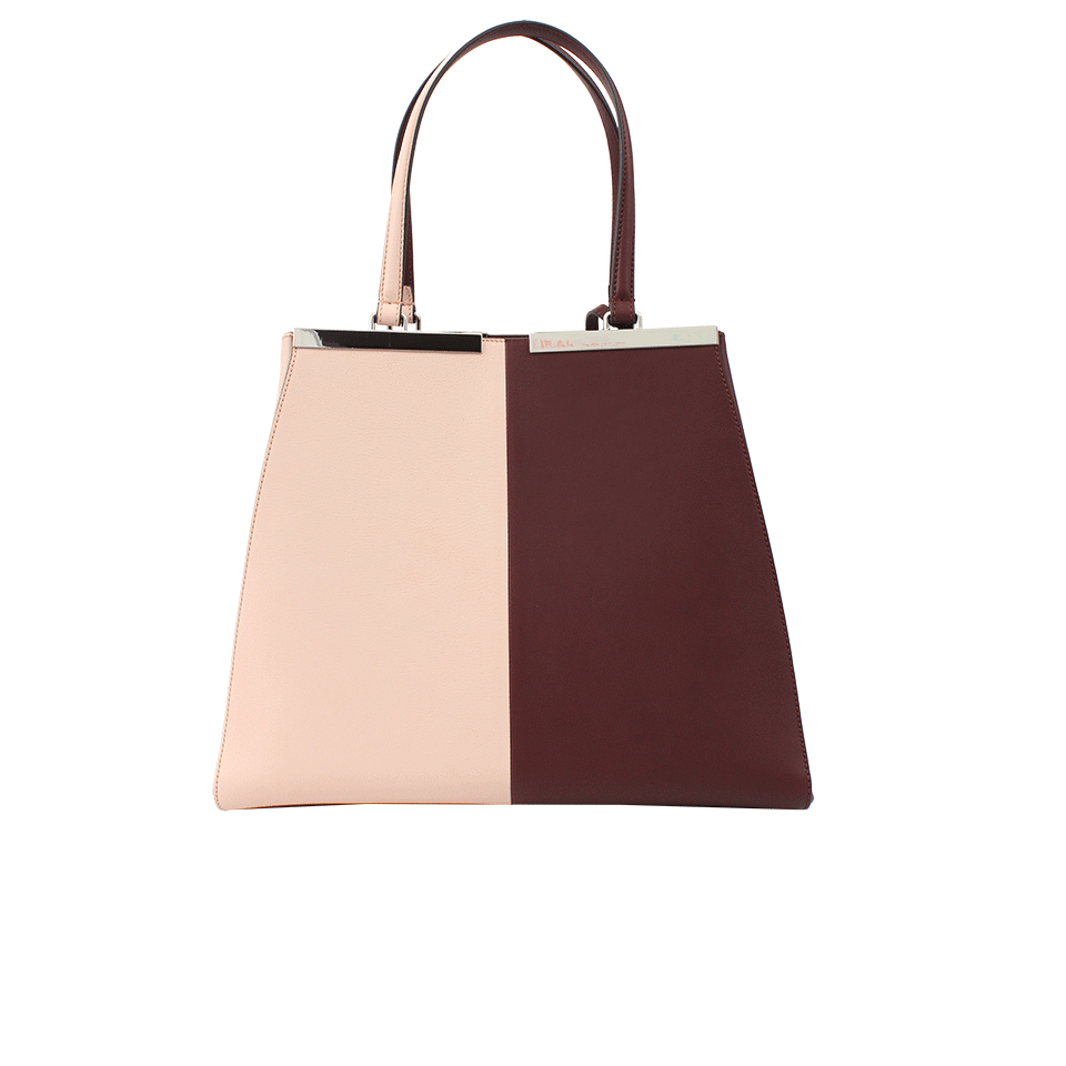 FENDI-2Jours Grande Shopping Bag-BURGUNDY