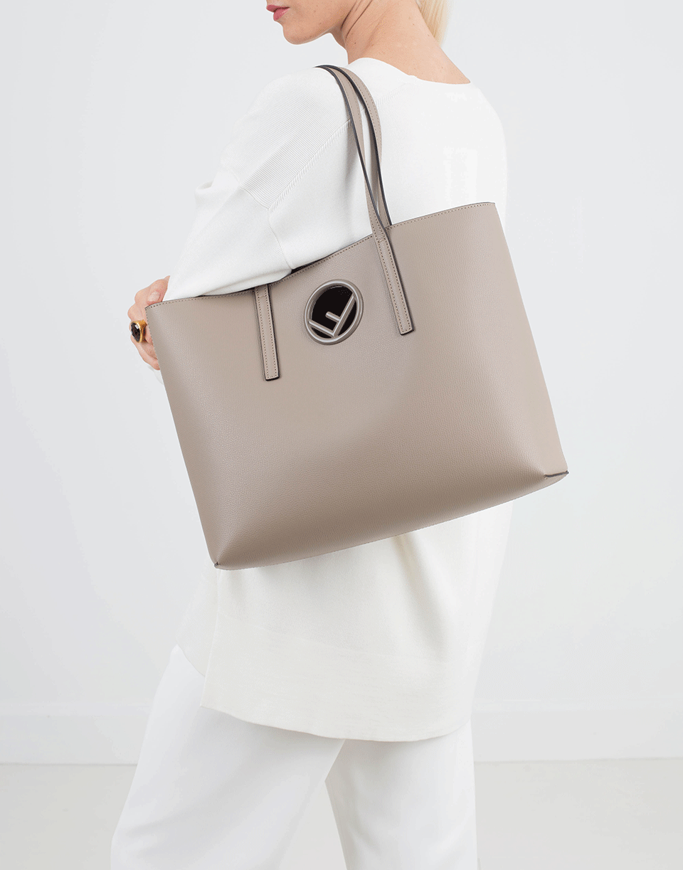 FENDI-Shopping Tote-DOVE