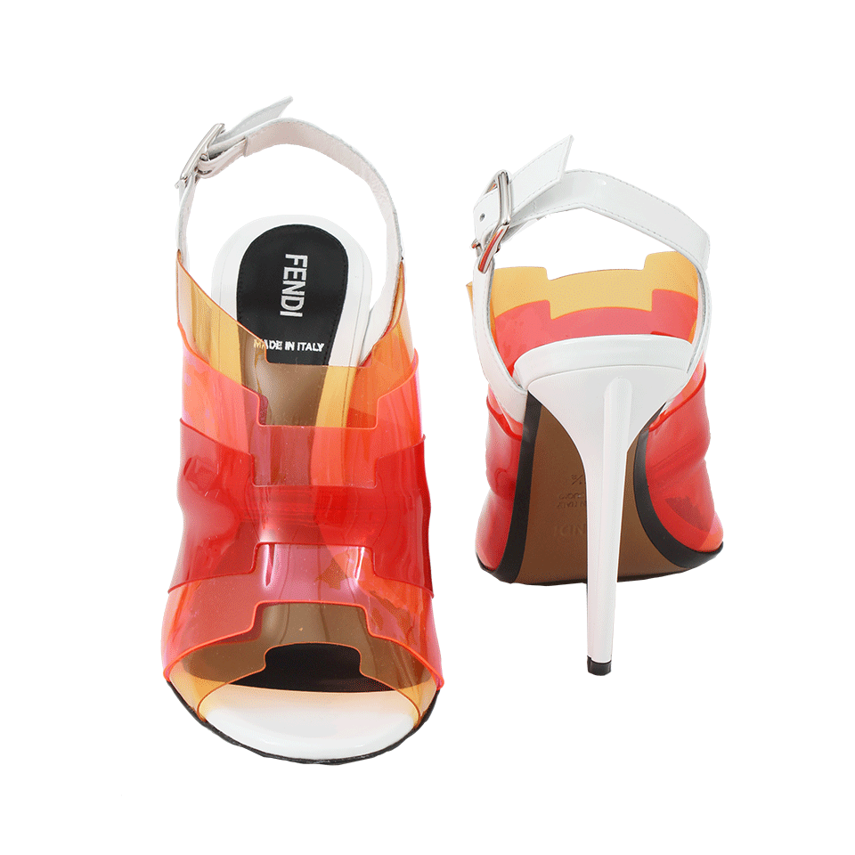 FENDI-Iridia Peep Toe Bootie-