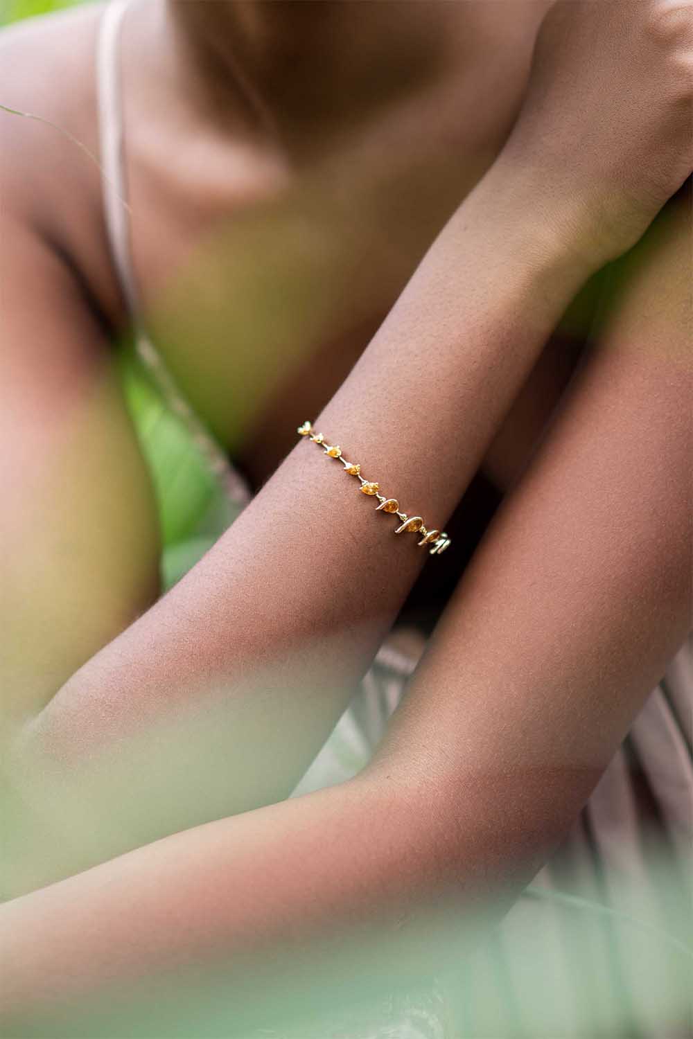 FERNANDO JORGE-Flicker Bracelet-YELLOW GOLD
