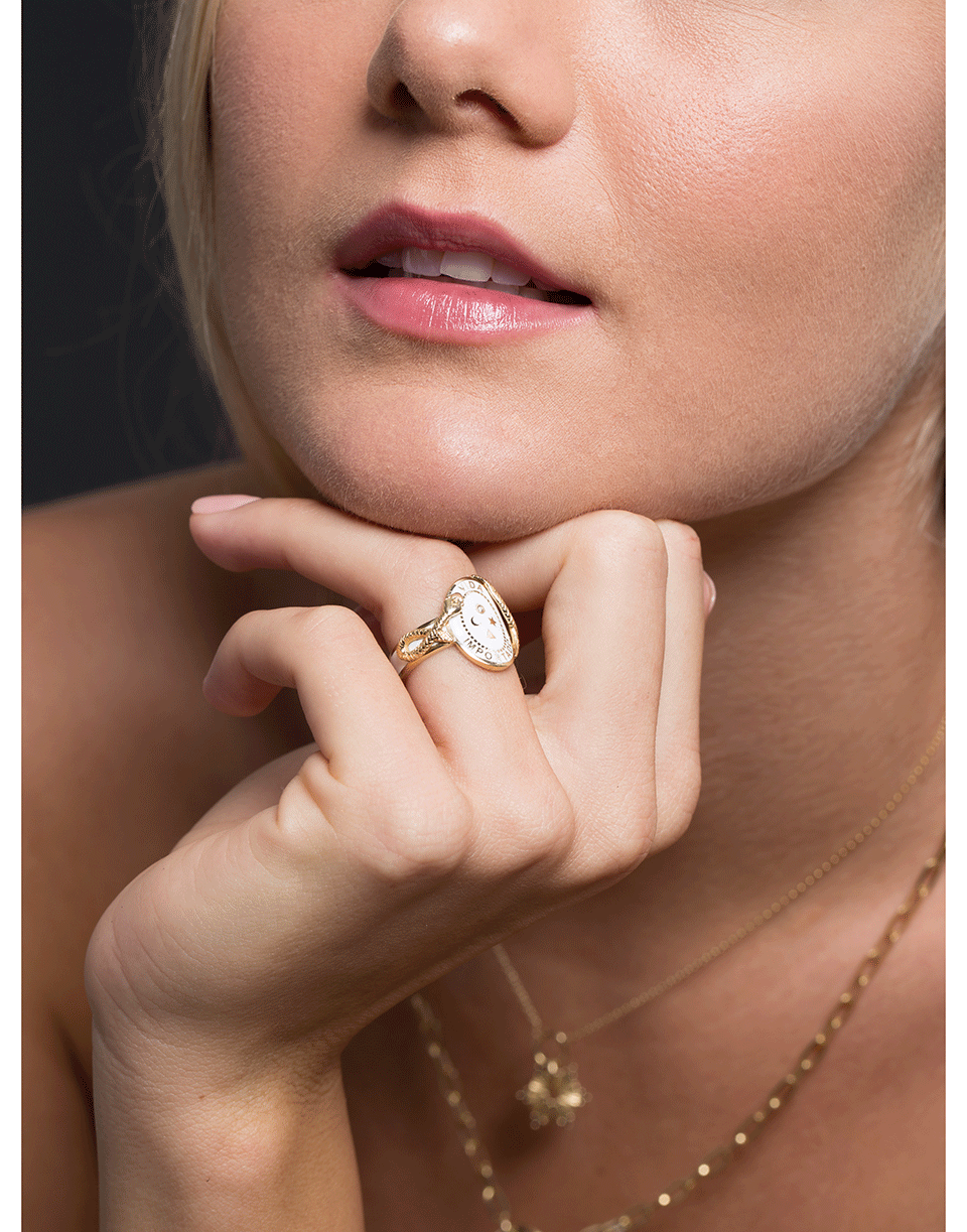 FOUNDRAE-Wholeness Cigar Band Ring-YELLOW GOLD