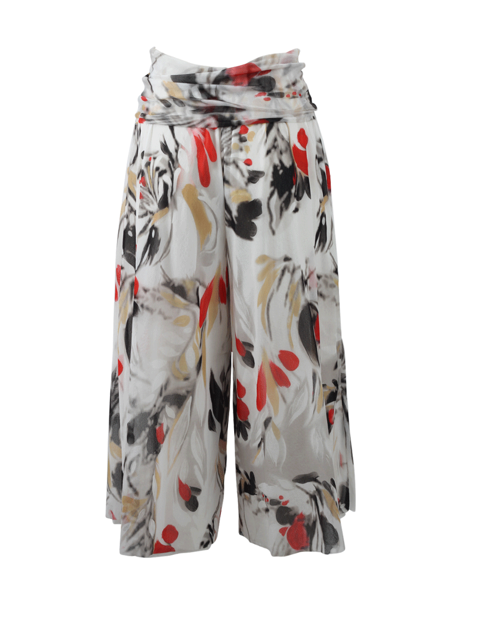 FUZZI-Cigno Print Culottes-