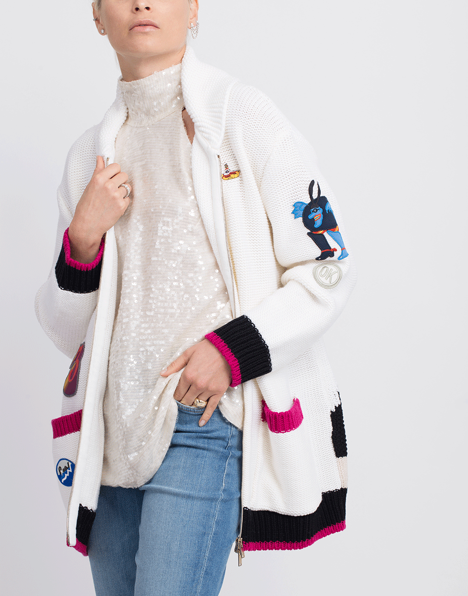 GALVAN LONDON-Sequin Sash Neck Tunic-