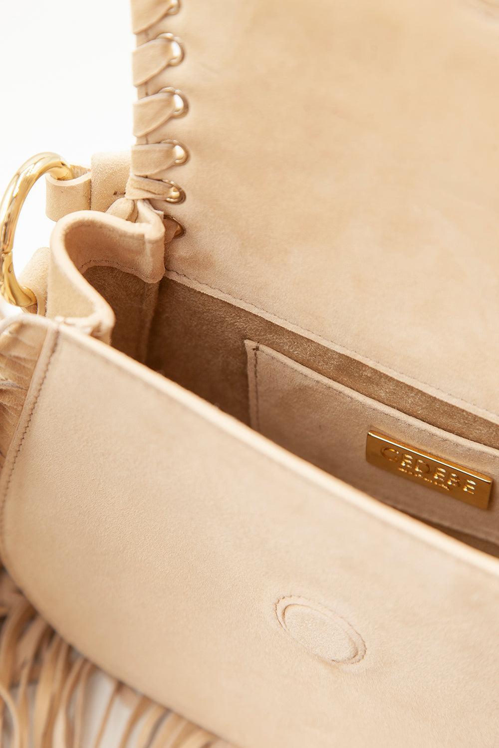 Alice Fringe Bag - Sand-SAND-O/S-HANDBAGTOP HANDLE-GEDEBE