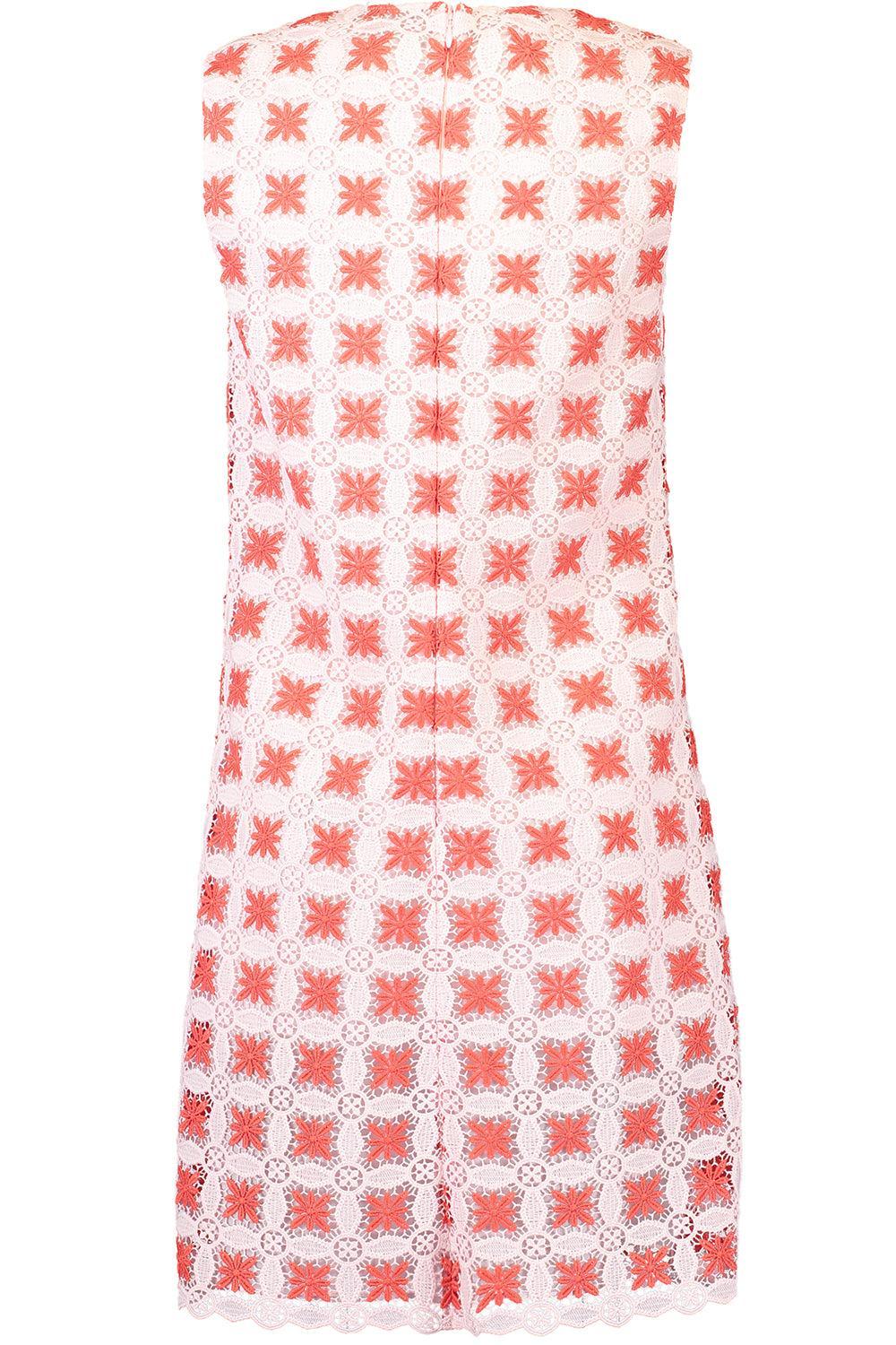 Sleeveless Mini Dress-ROSE/RED-40-CLOTHINGDRESSCASUAL-GIAMBATTISTA VALLI