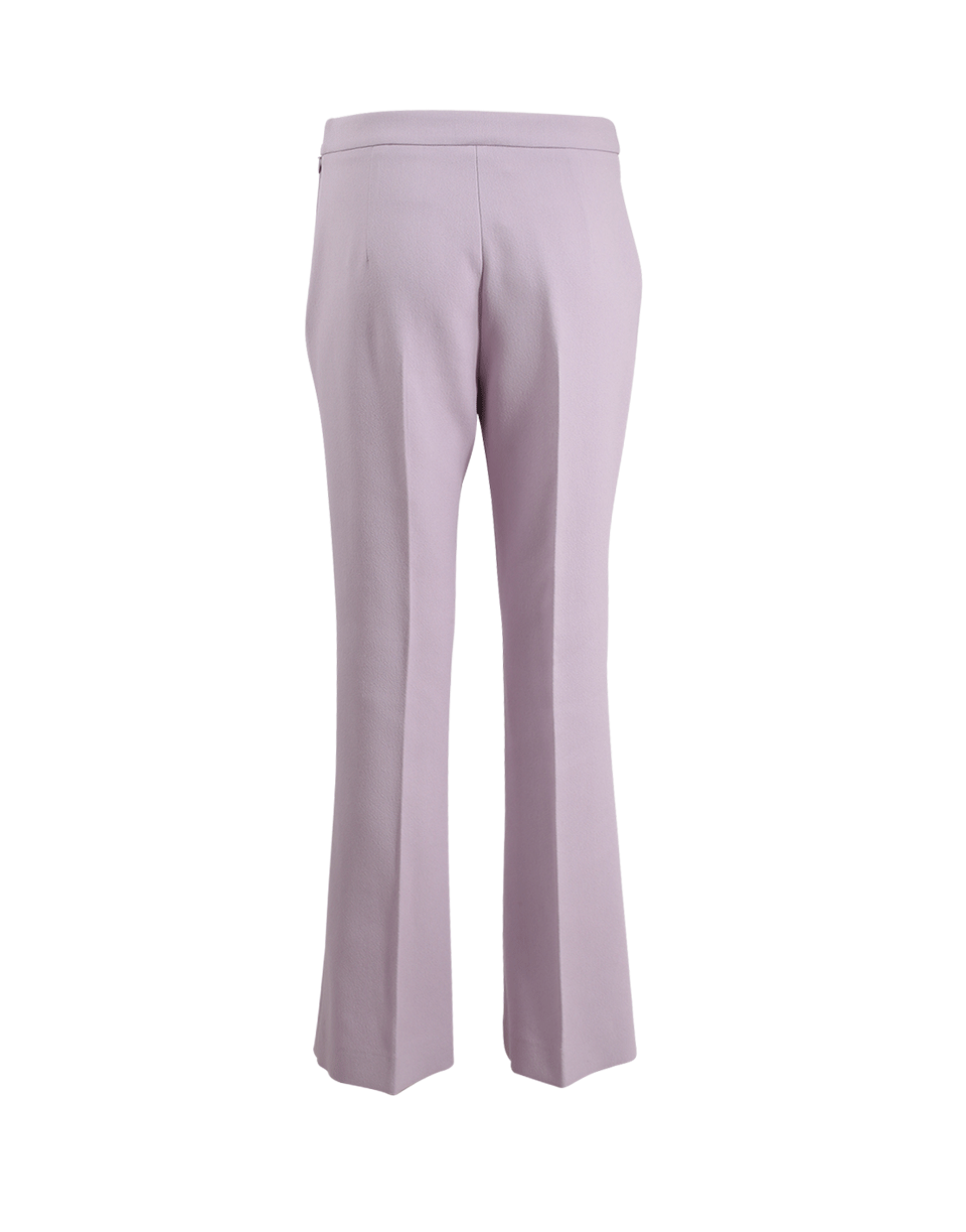 GIAMBATTISTA VALLI-Flare Side Zip Pant-LILAC