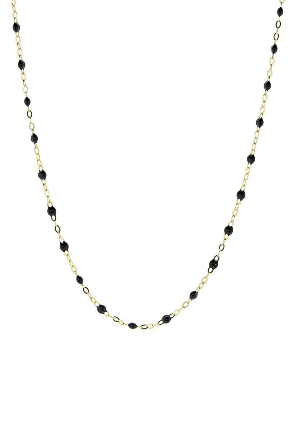 GIGI CLOZEAU-Classic Gigi Necklace - 34in-YG/BLACK