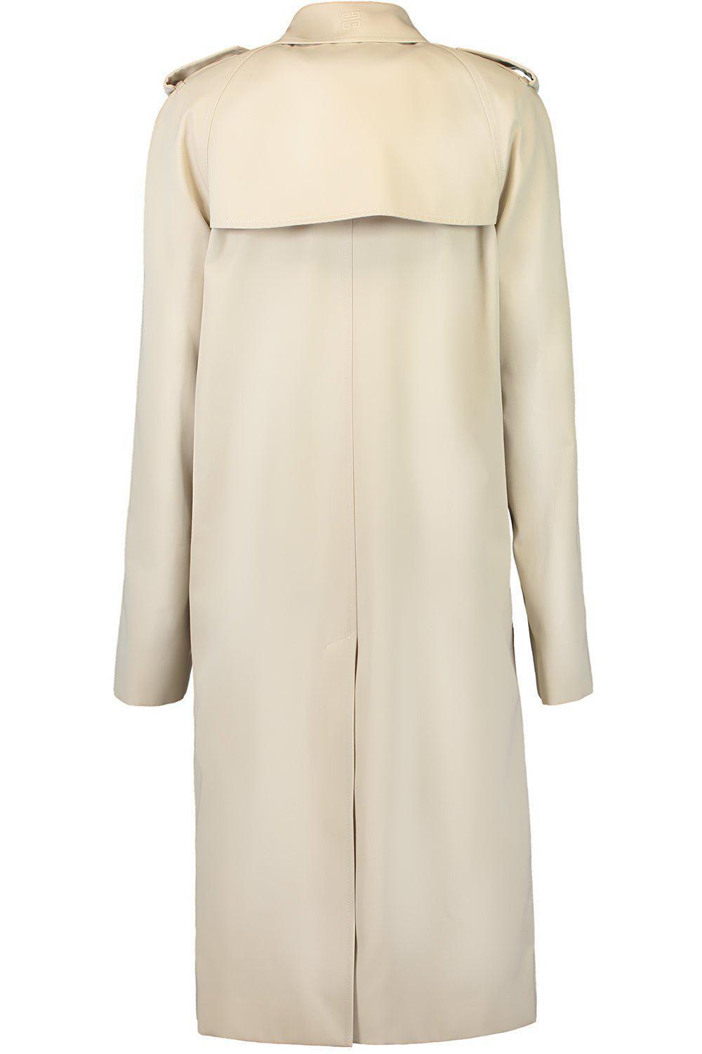 GIVENCHY-Voyou Trench Coat-EGGSHELL